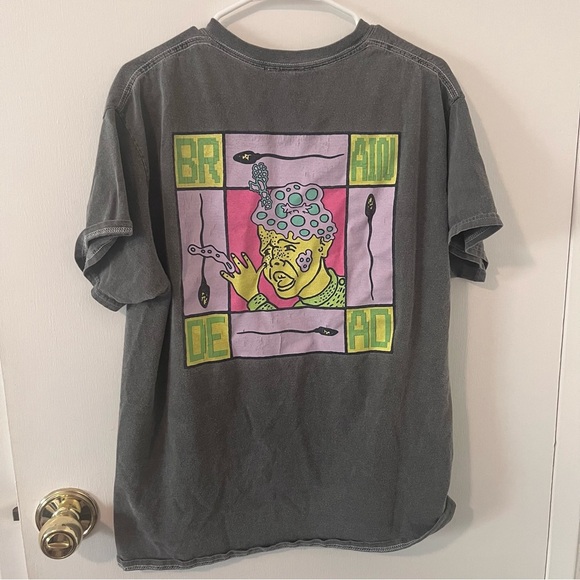 Brain Dead Spermicide Tee Short Sleeve T-Shirt Gray Men’s Medium - Picture 7 of 9